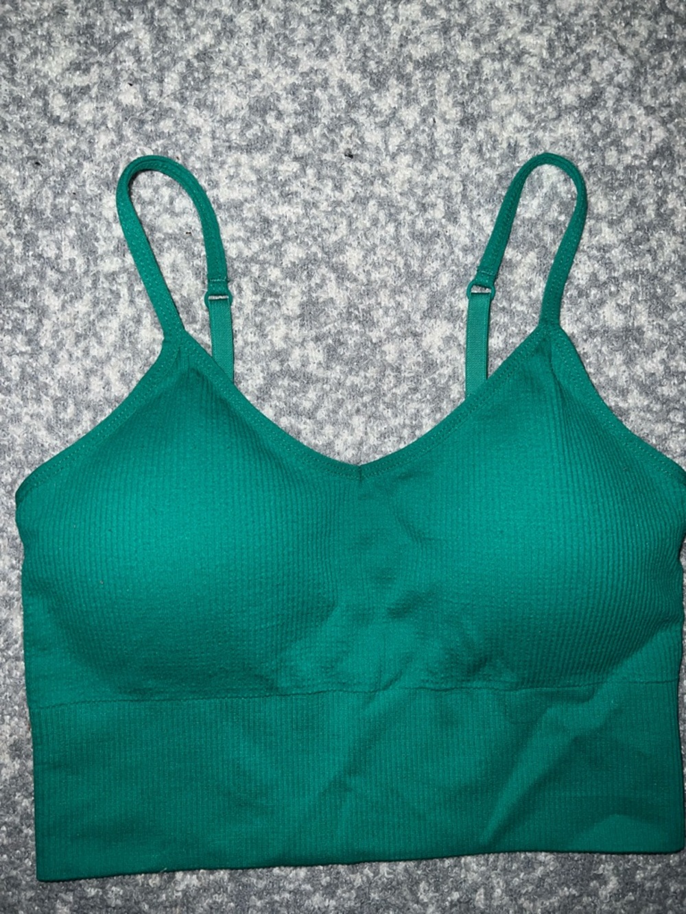 Z by Zella Ribbed Seamless Longline Bralette  Size M
